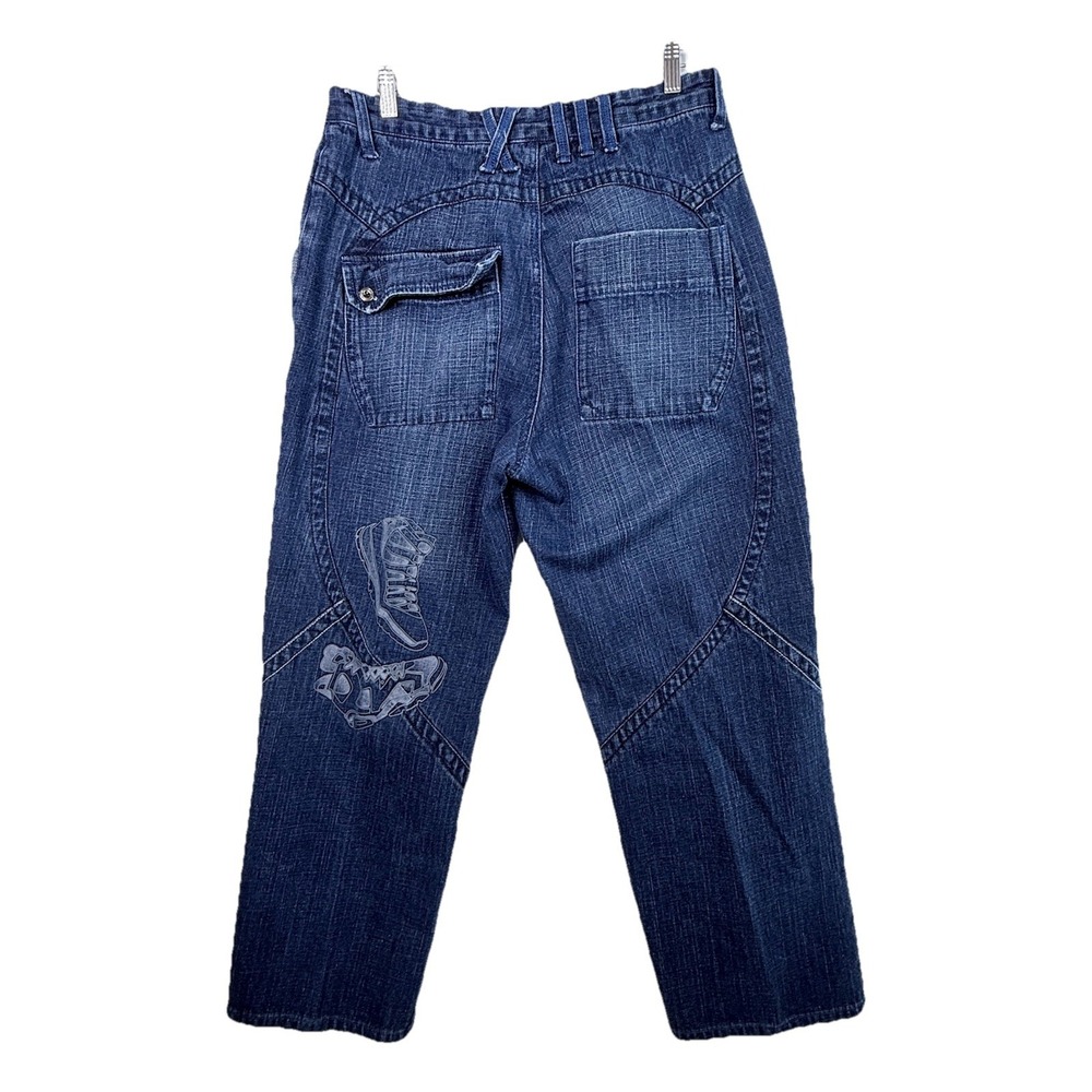 Vintage Air Jordan 20th Anniversary 2005 Baggy Jeans Size 32x28 Graphic Print